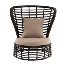 Кресло плетеное для уличных кафе и ресторанов